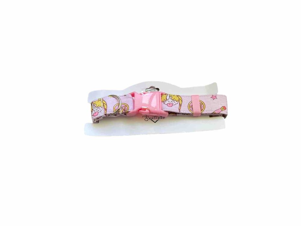 Pink Dog Collar Anime Adjustable Cute Dog Collar Brand New With Tags